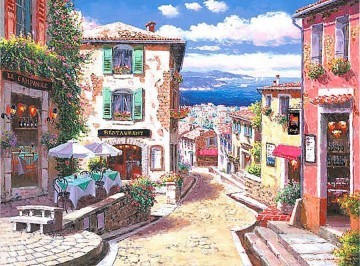 European Towns Painting - UX019 European Towns